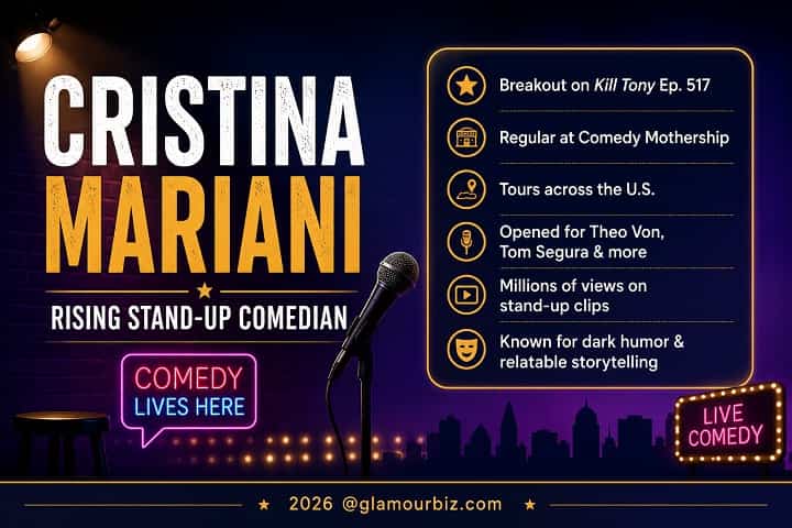 Cristina Mariani stand-up comedian known for Kill Tony and Comedy Mothership performances