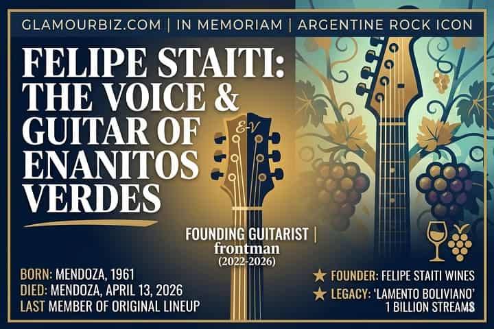 Felipe Staiti Enanitos Verdes founding guitarist dead at 64 Mendoza Argentina April 2026