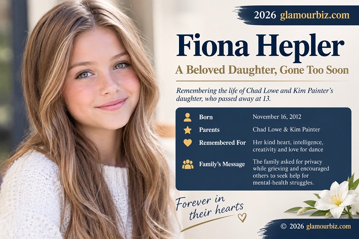 Fiona Hepler Lowe, daughter of Chad Lowe and Kim Painter