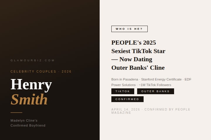 Henry Smith and Madelyn Cline together in 2026 during their relationship reveal