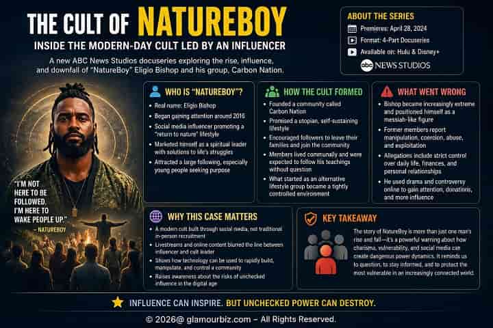 NatureBoy Eligio Bishop online influence and controversy digital cult story