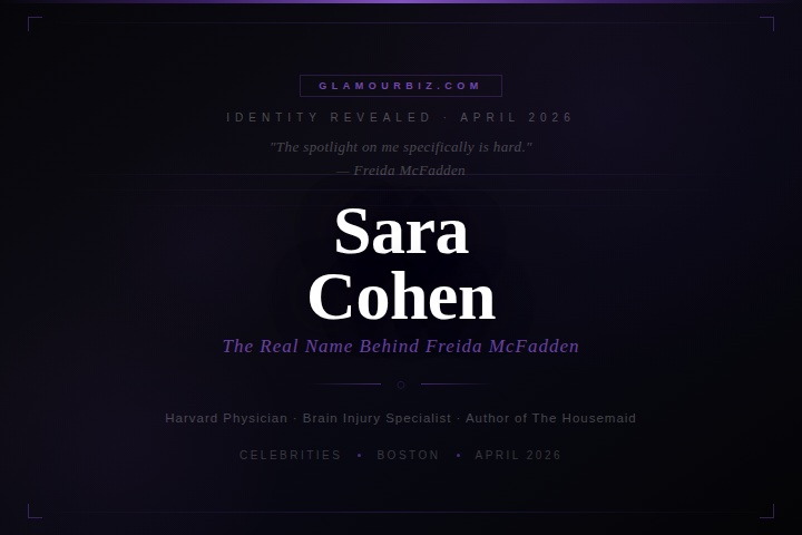 Sara Cohen real name of Freida McFadden thriller author The Housemaid revealed 2026