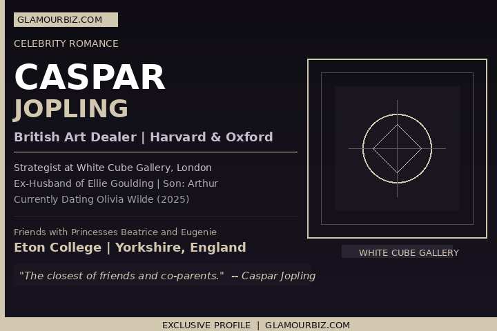 Caspar Jopling art dealer Olivia Wilde boyfriend  Ellie Goulding ex husband 2026