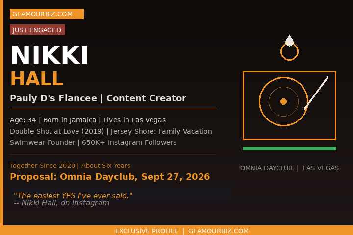 Nikki Hall Pauly D fiancee Jersey Shore Las Vegas engagement 2026