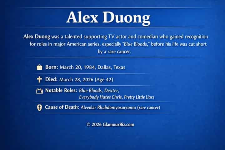 Alex Duong, an American actor and stand-up comedian