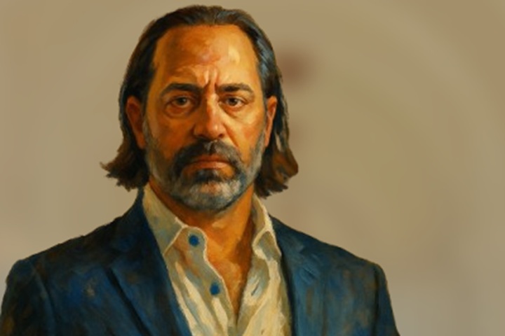 An AI illustrated image of Chris Buskirk