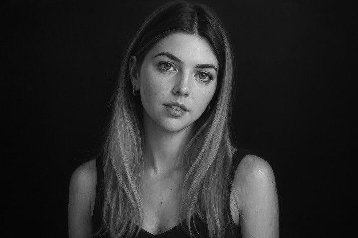 An AI illustrated image of Julia Best Warner