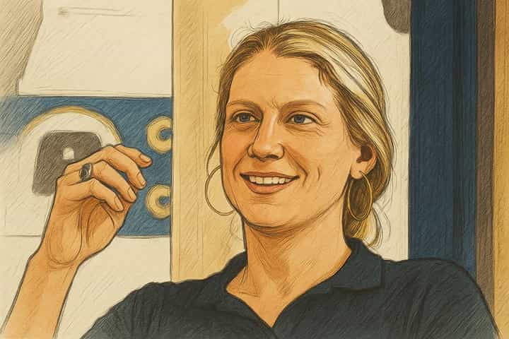 AI illustrated image of Kilah Fox, comedian and actress from Tires