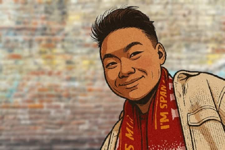 AI illustrated portrait of Kristen Wong