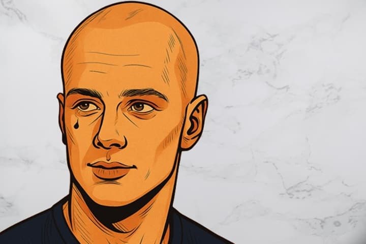 An AI illustrated image of Leonid Greyser