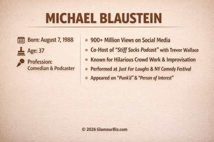 Stand-up comedian Michael Blaustein