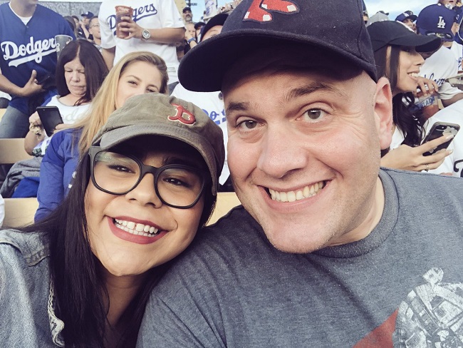 Jessica Marie Garcia and her husband Adam Celorier