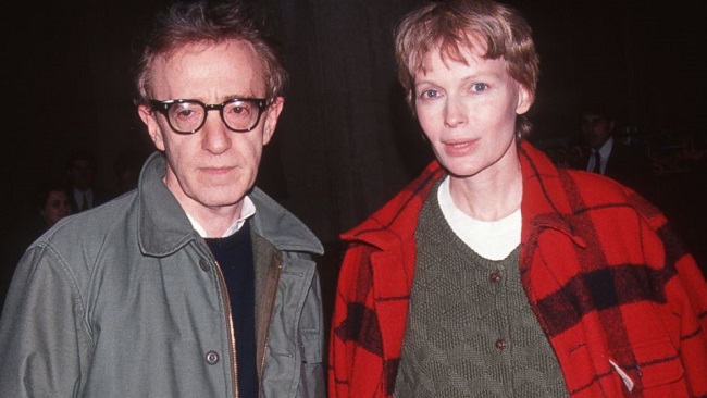 Woody Allen and actress Mia Farrow