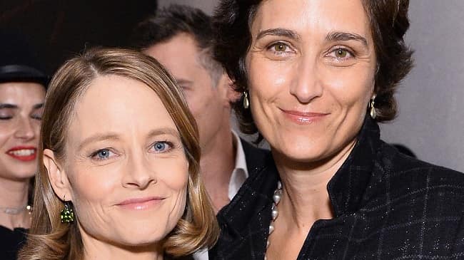 alexandra hedison with her partner jodie foster