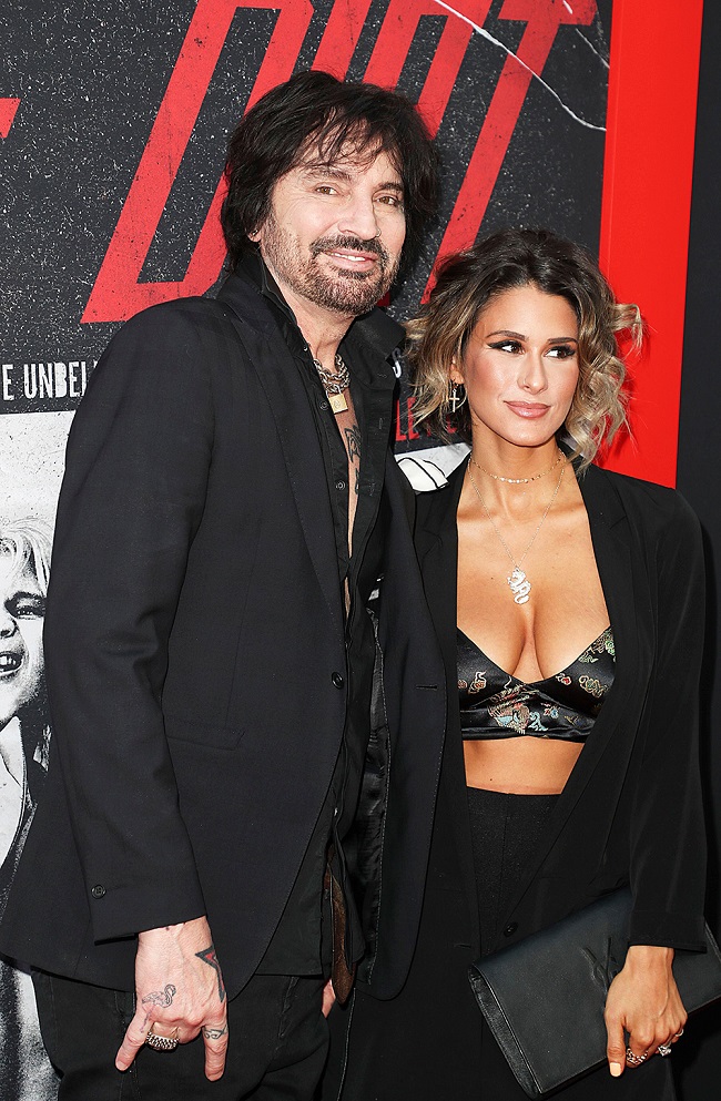Mandatory Credit: Photo by Chelsea Lauren/REX/Shutterstock (10156175d)Tommy Lee and Brittany Furlan'The Dirt' Film Premiere, Arrivals, Pacific Cinerama Dome, Los Angeles, USA - 18 Mar 2019