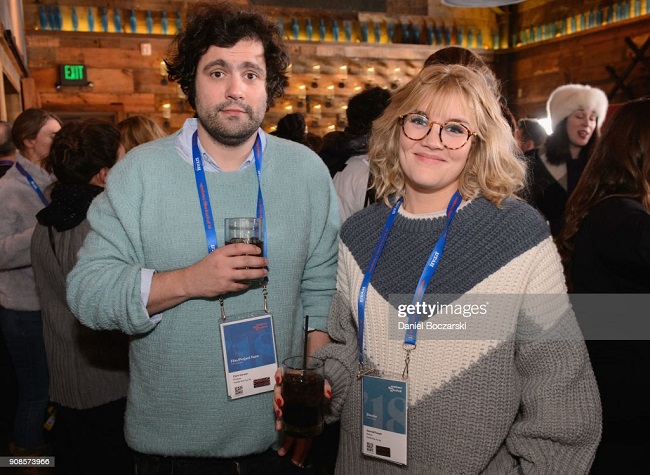 PARK CITY, UT - JANUARY 21:  Chris Vernon and Emerald Fennell attend Brunch with the Brits during the 2018 Sundance Film Festival on January 21, 2018 in Park City, Utah.  (Photo by Daniel Boczarski/Getty Images for British Film Commission)