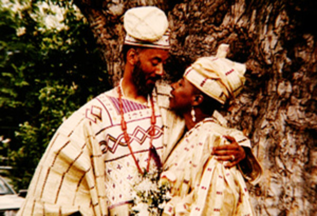 iyanla vanzant with her ex husband adeyemi