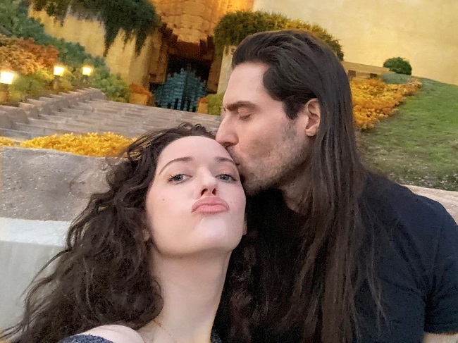 kat dennings and fiance andrew wk
