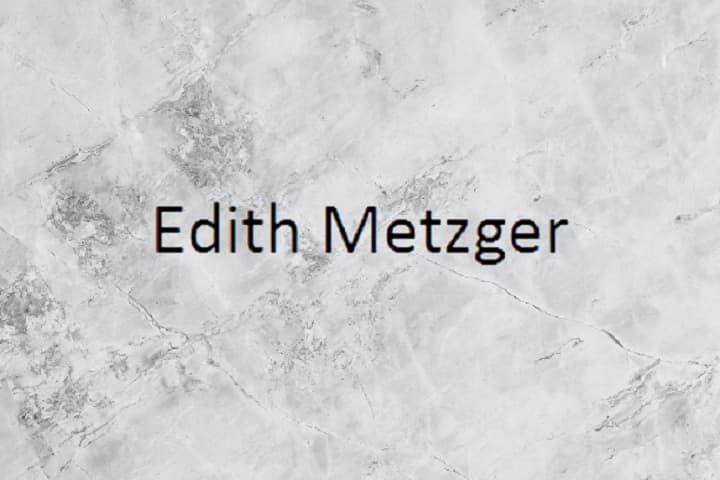 Edith Metzger's Wikipedia