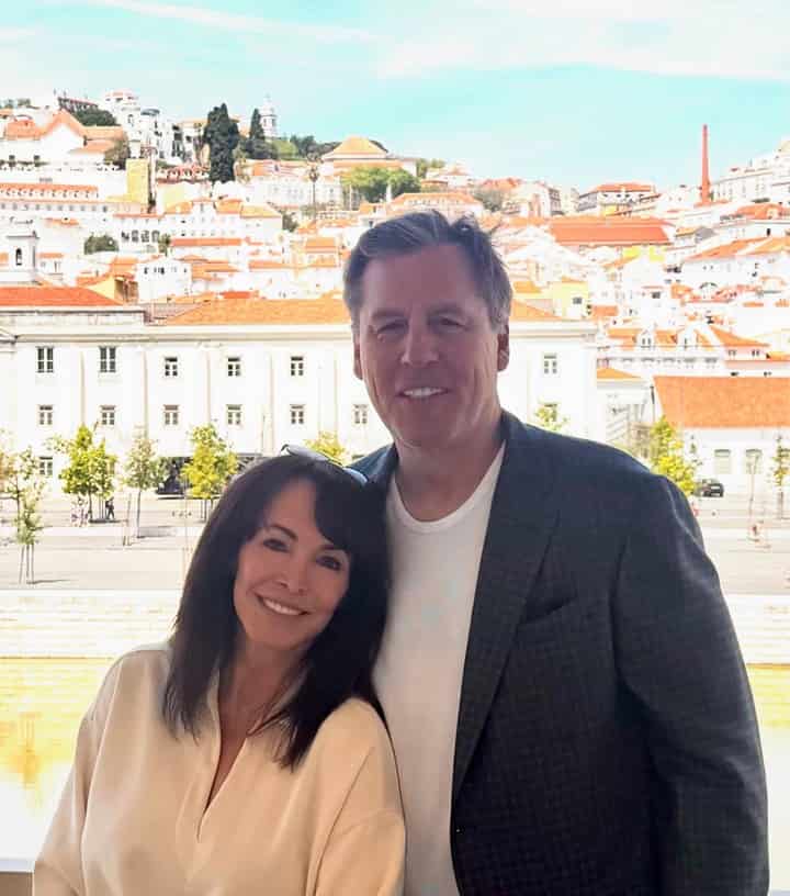 Ellen Leyva with her husband Dr. Robert Peña during a public event