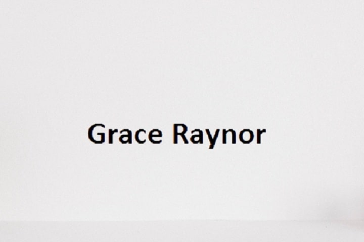 Grace Raynor's Wikipedia