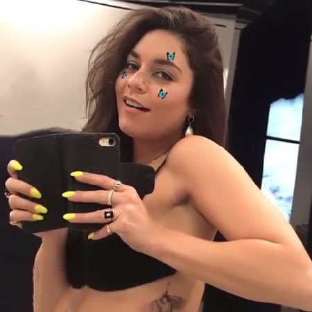 Vanessa Hudgens' Shows Off Her New Tattoo; First Tattoo Was A Butterfly