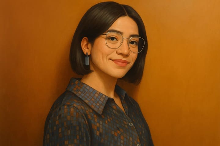 Julia Shiplett performing stand-up in Brooklyn, 2025 – known for Netflix’s Grave Decisions and her unique dry wit.