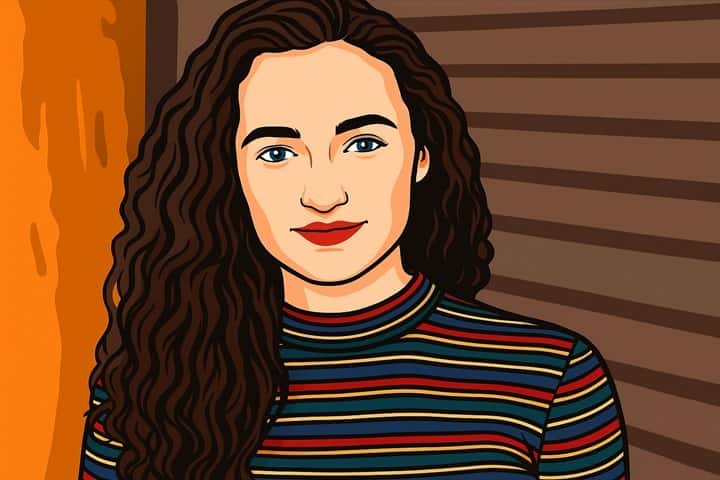 Artistic portrait of Kelley Mack reflecting her peaceful, private lifestyle beyond acting
