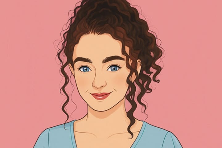 Illustrated portrait of Kelley Mack, actress from The Walking Dead and Chicago Med, remembered for her legacy