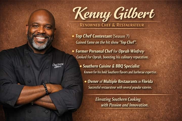 Kenny Gilbert, Top Chef contestant and Southern cuisine chef