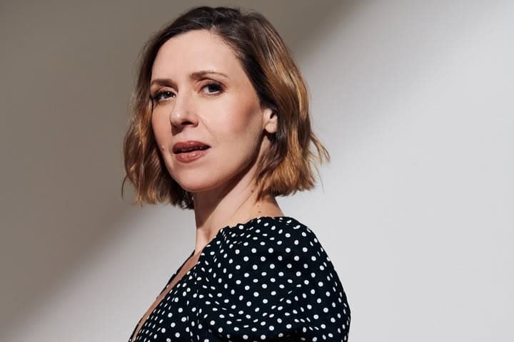 Tony winner Miriam Silverman as Greta Stidham in a scene from Landman Season 2, portraying an admissions counselor.Tony winner Miriam Silverman as Greta Stidham in a scene from Landman Season 2, portraying an admissions counselor.