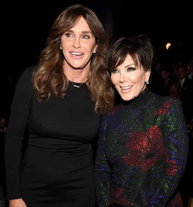 caitlyn jenner with ex wife kris jenner
