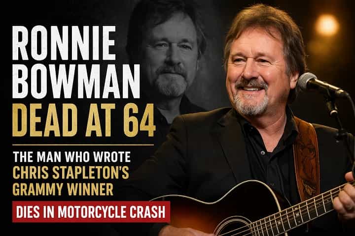 Ronnie Bowman bluegrass singer songwriter dies at 64 after motorcycle crash Tennessee March 2026