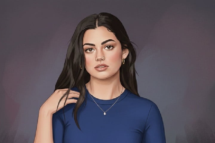 Sadie Laflamme-Snow on set of The Way Home in 2025, showcasing her rise from Canadian theatre student to breakout television star.(AI-Illustrated Image)