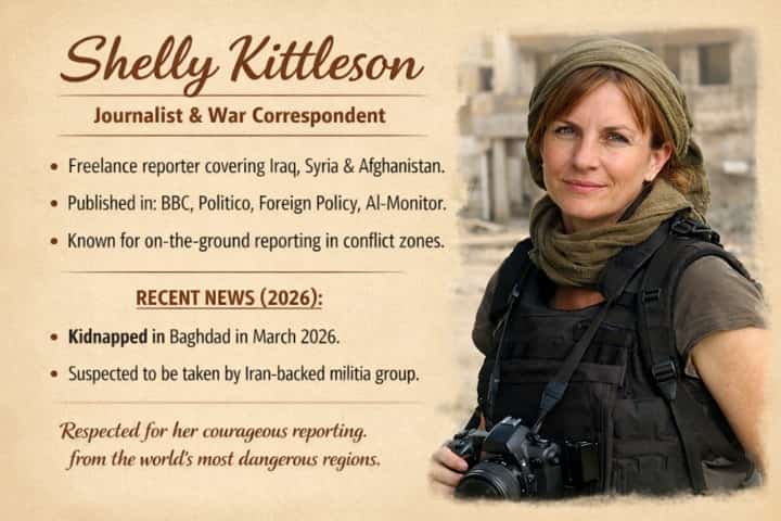 Shelly Kittleson, American freelance journalist and reporter