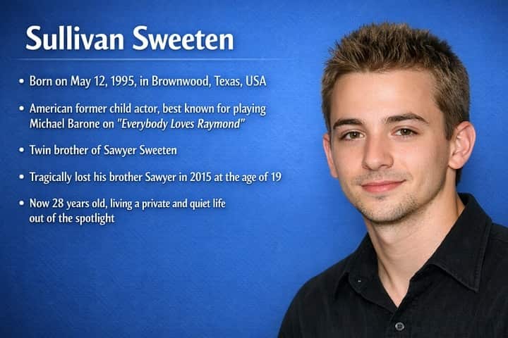 Sullivan Sweeten as Michael Barone on the set of Everybody Loves Raymond.