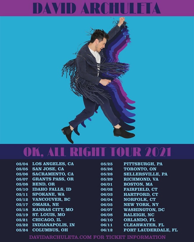 david archuleta tour 2021