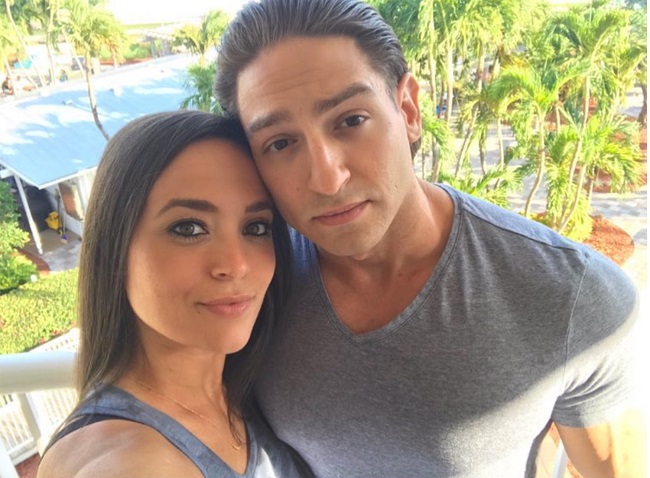 sammi giancola with her fiance christian biscardi